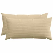 Vidaxl Prevleka za blazino 2 kos HEERLEN Siva zelena 40 x 80 cm