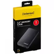 (Intenso) Eksterni Hard Disk 2.5, kapacitet 5TB, USB 3.0, Crna b - HDD3.0-5TB/Memory Case