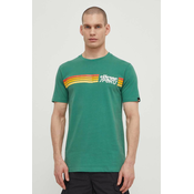 Bombažna kratka majica Ellesse Sorranta T-Shirt moška, zelena barva, SHV20128