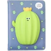 Blok LAZY STARS Squishi - A5, kaktus, 128 listov
