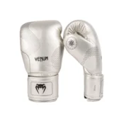 Venum Nexus Boxing Gloves, Silver/Black - 10 oz