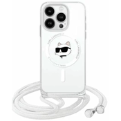 Karl Lagerfeld KLHMP16XHCCHNT iPhone 16   Pro Max 6.9 hardcase transparent IML Choupette Head  Cord Magsafe (KLHMP16XHCCHNT)