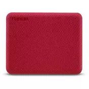 Toshiba Hard disk Canvio Advance eksterni 1TB 2.5 USB 3.2, crvena (HDTCA10ER3AAH)
