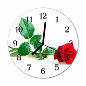 tulup.si Steklena okrogla ura Rose fi 30 cm