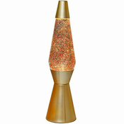 Lava svjetiljka iTotal 40 cm zlatan Kristal Plastika