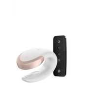 SATISFYER Vibrator za parove Double Love, Beli