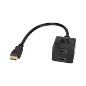 CABLETECH HDMI razdjelnik - 2x HDMI uticnica 20 cm