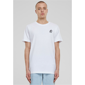 Mens T-shirt Dice Fire EMB white