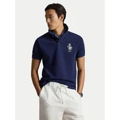 Polo Ralph Lauren Polo majica 710B18546001 Mornarsko modra Regular Fit