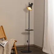 TK Lighting Talna svetilka Jump, črna, nastavljiva, polica - Dnevna soba/jedilnica - Sodobni - črna mat barva - Kovina