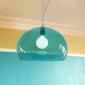 Kartell FL/Y - LED viseča svetilka, nebesno modra - Dnevna soba/jedilnica - Dizajn - Plastika