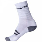 Carape za tenis K-Swiss Mens Crew Socks 3P- white/black