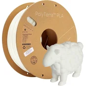 Polymaker PolyTerra PLA filament, bombažno bel, 1 kg, 1.75 mm