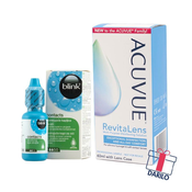 Akcija: Blink Contacts, kapljice za oči, 10 ml + ACUVUE 60 ml