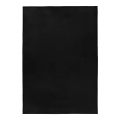 XXXL Preproga Z Visokim Florom Pouffy, Črna, 80x250cm