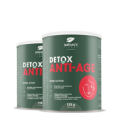Natures Finest Detox Anti-Age | kolagen, klorela, pegasti badelj in artičoka | lepotno-detox napitek z vitaminom C, cinkom in biotinom