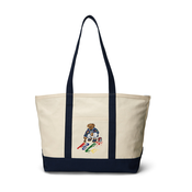 Polo Ralph Lauren Shopper torba, boja pijeska / mornarsko plava / zelena / crvena