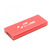 3G (85333) adapter USB (muški) na m.2 SSD crveni