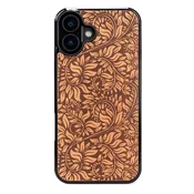 shumee Lesen ovitek Bewood za iPhone 16 Plus z jabolčnimi listi