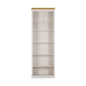 Bel regal iz masivnega bora 74x223x37 cm Anita – Storaa