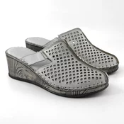 LP Fashion Ženske kožne papuce, Bele