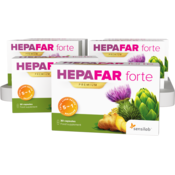 Hepafar forte PREMIUM: 3-mjesečni detox jetre - 3+3 GRATIS