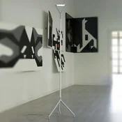 Luceplan Lola - večnamenska talna svetilka - Dnevna soba/jedilnica - Dizajn - aluminij - Kovina