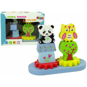 slomart Leseni sortirnik živali: sova, panda, zobniki