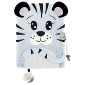 DNEVNIK S KLJUCEM A5 96L MY LITTLE FRIEND SNOW TIGER 7757