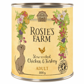 Varčno pakiranje Rosies Farm Adult 24x800 g - Divjačina in fazan z lososom