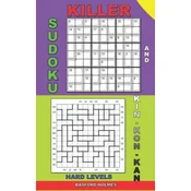 Killer sudoku and Kin-kon-kan hard levels.: Puzzles Sudoku is a book of challenging levels.