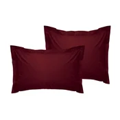 De Maroon Oxford Saten Jastucici (Set od 2 komada)