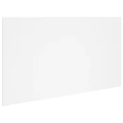 Vidaxl Posteljno vzglavje belo 160x1,5x80 cm konstruiran les