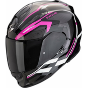 Integrální helma na motorku Scorpion EXO-491 KRIPTA černo-růžovo-bílá