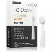 innoGIO GIOSonic Spare Heads nadomestne glave za zobno ščetko GIOSonic 4 kos