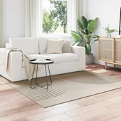 Tepisi za podrucja Cetvrtasti GALATI Bež 200 x 200 cm Poliester