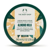 The Body Shop Piling za telo z mandljevim mlekom 240 ml