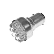 Žarnica smernika 12 LED BA15S 12V, bela