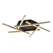 Rabalux Plafonjera Severine, LED, 40W, 3000K, 60x60cm, Zlatno-crna