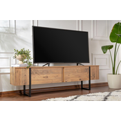 Hanah Home TV Komoda Serenity, 180x50x29.5cm, Smede-Crna