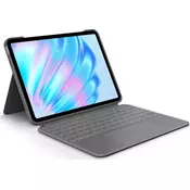 Logitech Combo Touch QWERTY UK Engleski Smart Connector Sivo