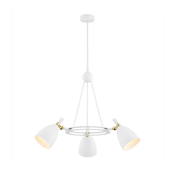Argon 6148 - Lestenec na drogu CHARLOTTE 3xE27/15W/230V bela/zlata