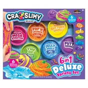 Crazart slime set 6-in-1 Deluxe Variety Set