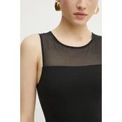 Obleka Armani Exchange črna barva, XW000943 AF13729