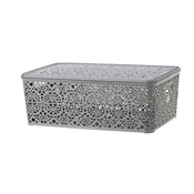 Korpa cipkasta 39x27x14cm sa poklopcem ( 18585 )