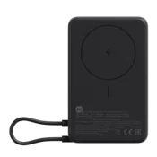 Xiaomi magnetna power banka 33W 10000mAh z vgrajenim kablom USB-C in stojalom, siva