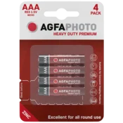 AgfaPhoto Zinc baterije, AAA, 1.5 V, blister 4 kos. - AAA B4