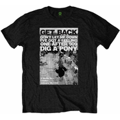 The Beatles Majica Rooftop Shot Unisex Black S
