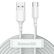 shumee 2x USB kabel USB-C hitro polnjenje Power Delivery Quick Charge 40 W 5 A 1,5 m bela