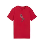PUMA AC Milan FtblCulture Tee Youth, Football, Red/Black, 9-10Y
